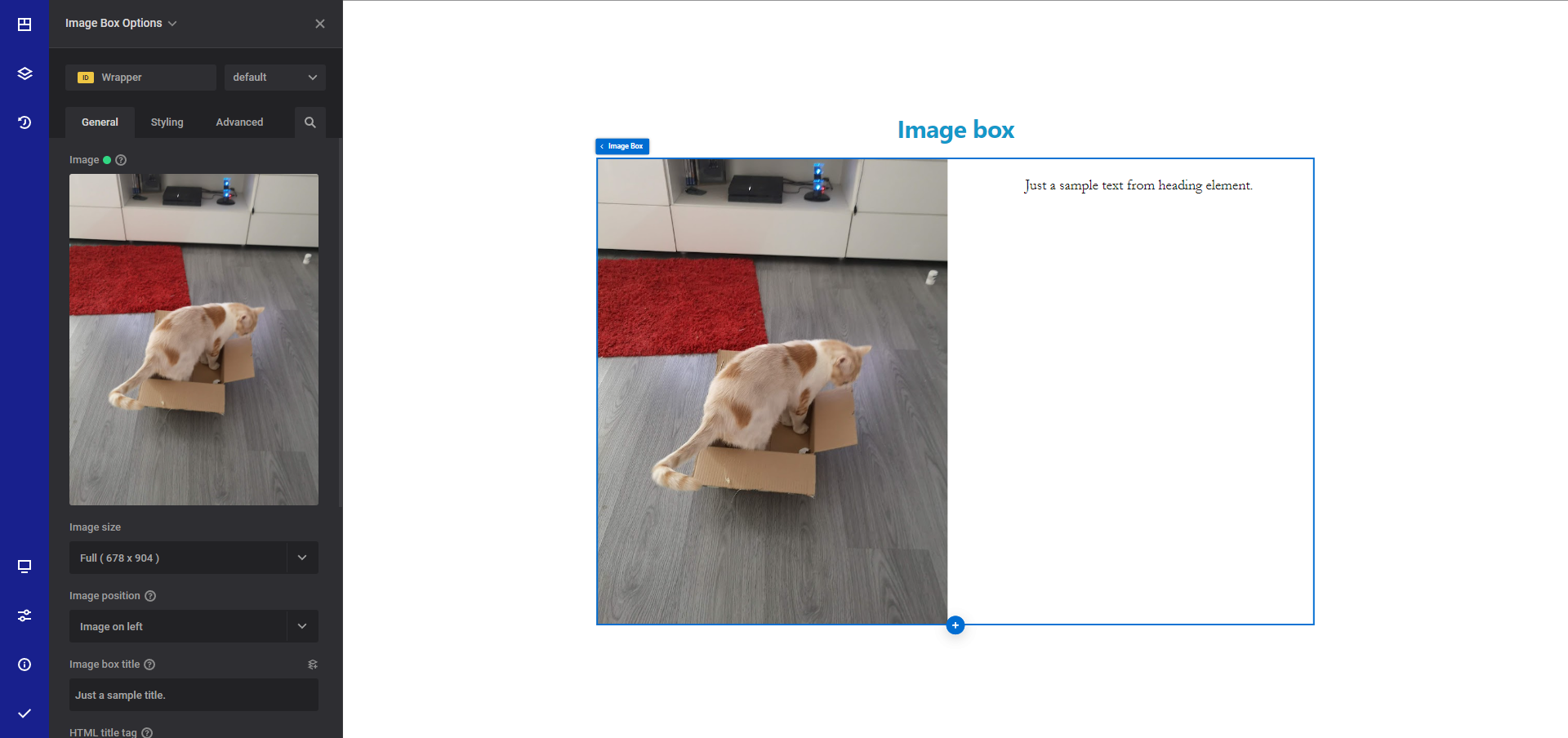 Image box element